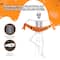 Glitzhome® 86.25"H Lighted Halloween 2.5D Skeleton Outdoor Decor